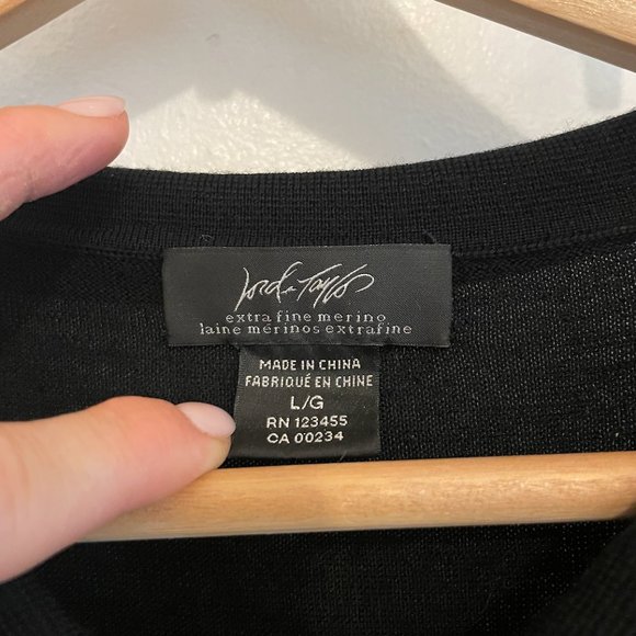 Lord & Taylor Merino Wool Collared Flare Dress - Picture 7 of 7